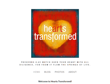 Tablet Screenshot of heartstransformed.com